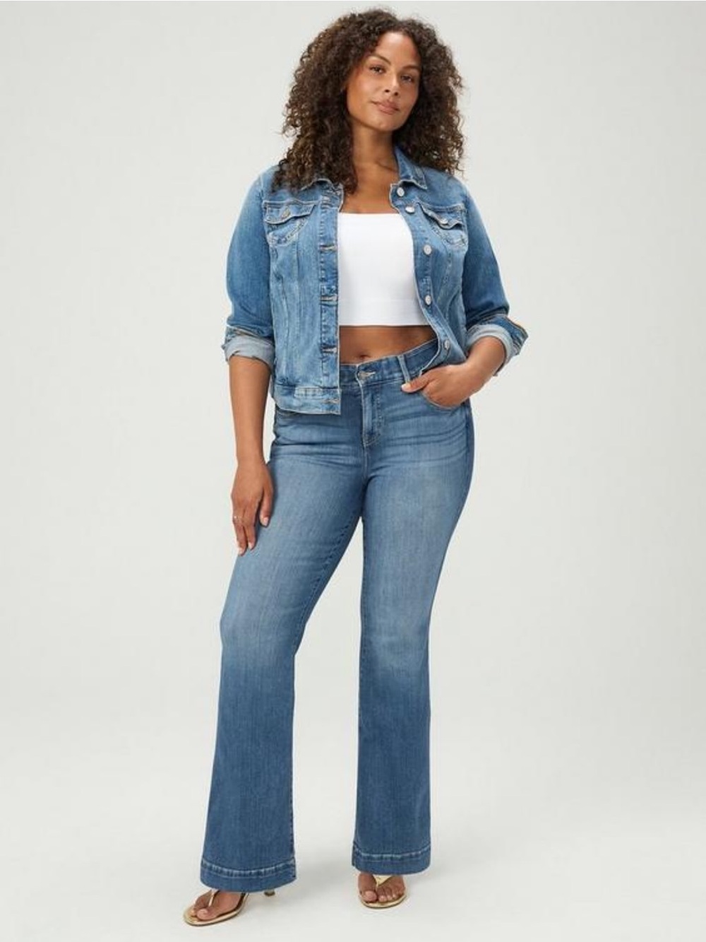 Torrid bombshell flared jeans
